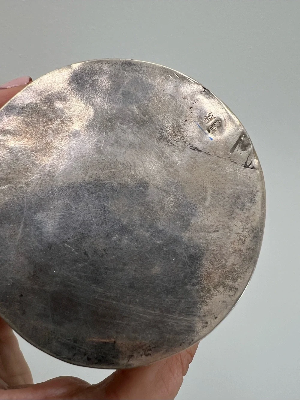 Burmese 950 silver betel box canister intricate repoussé floral designs